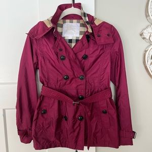 Burberry rain jacket
